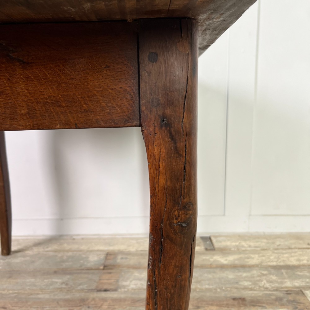 19th C> French Oak Side Table View XII
