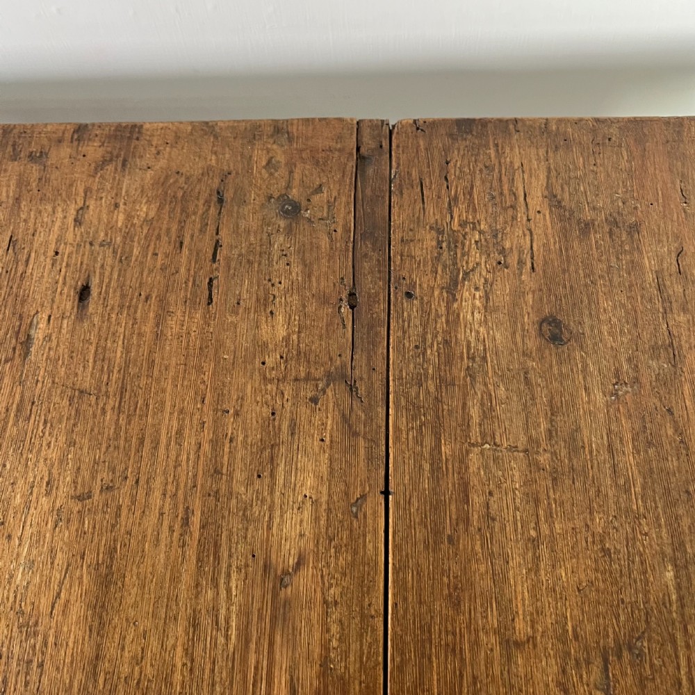 19th C> French Oak Side Table View XIII