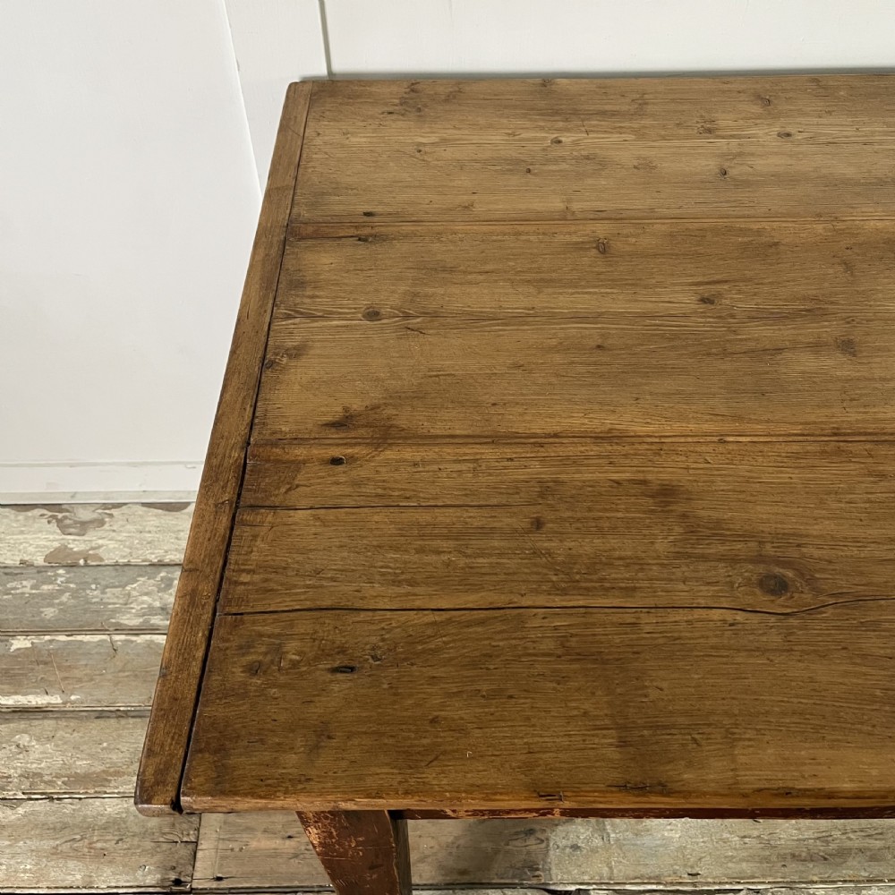 Small Victorian Pine Kitchen Table View V