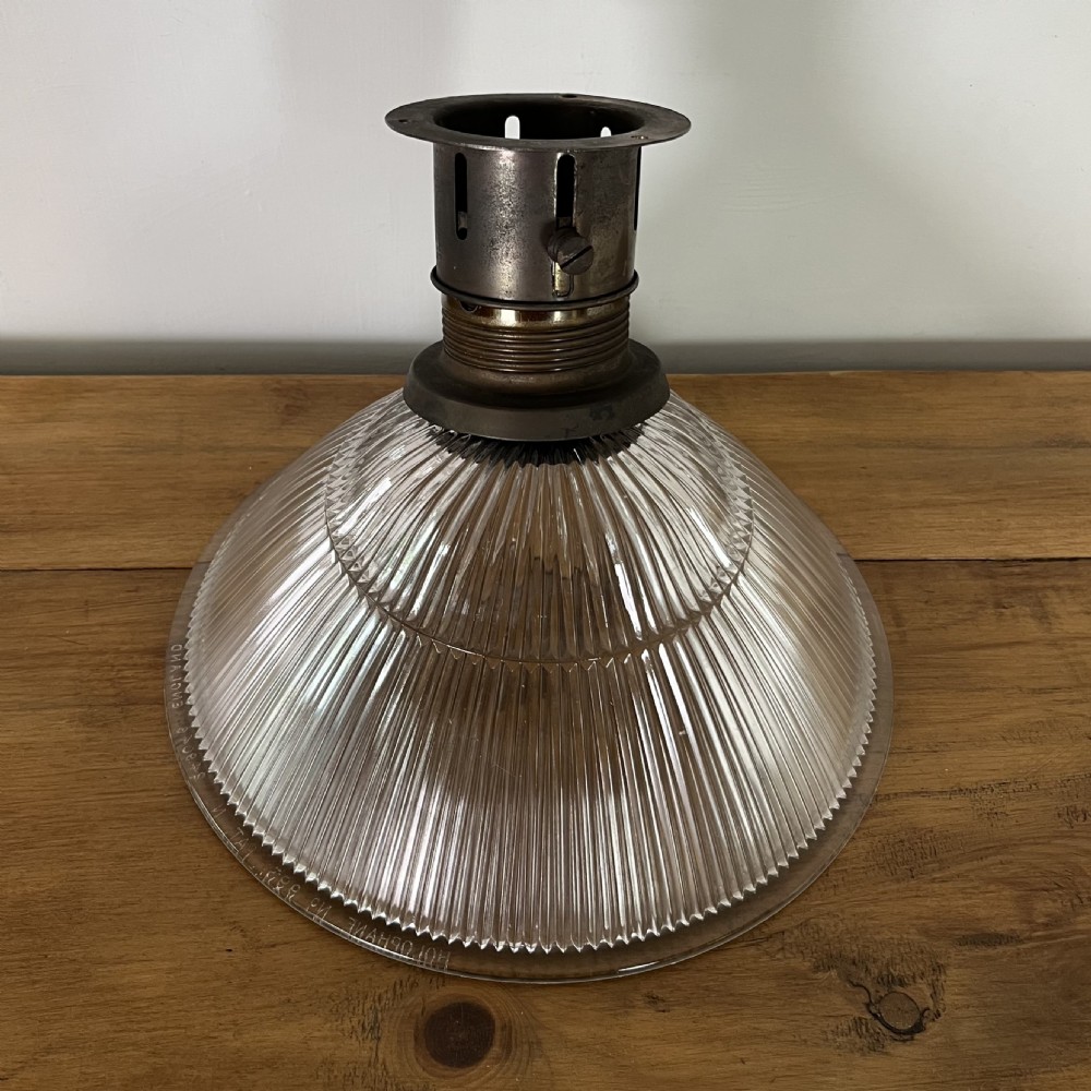 Set of 3 Original HOLOPHANE Angled Wall Lights View III