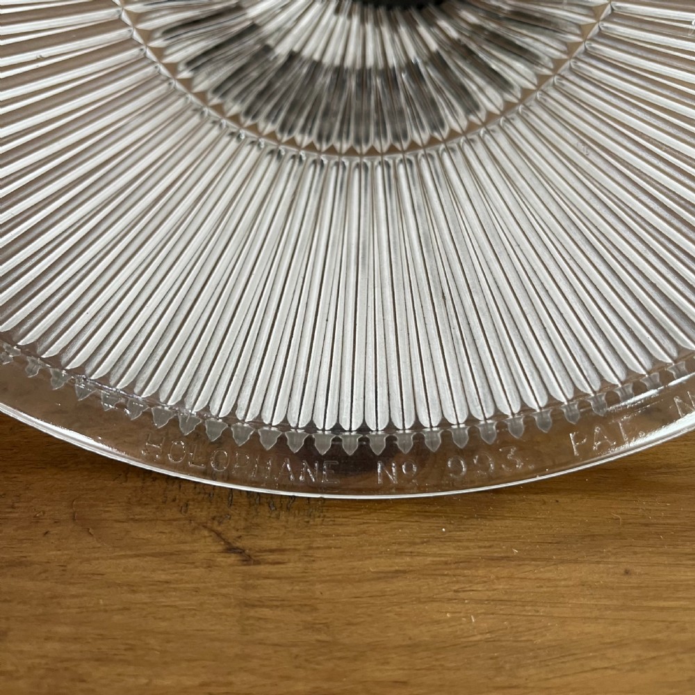 Set of 3 Original HOLOPHANE Angled Wall Lights View VII