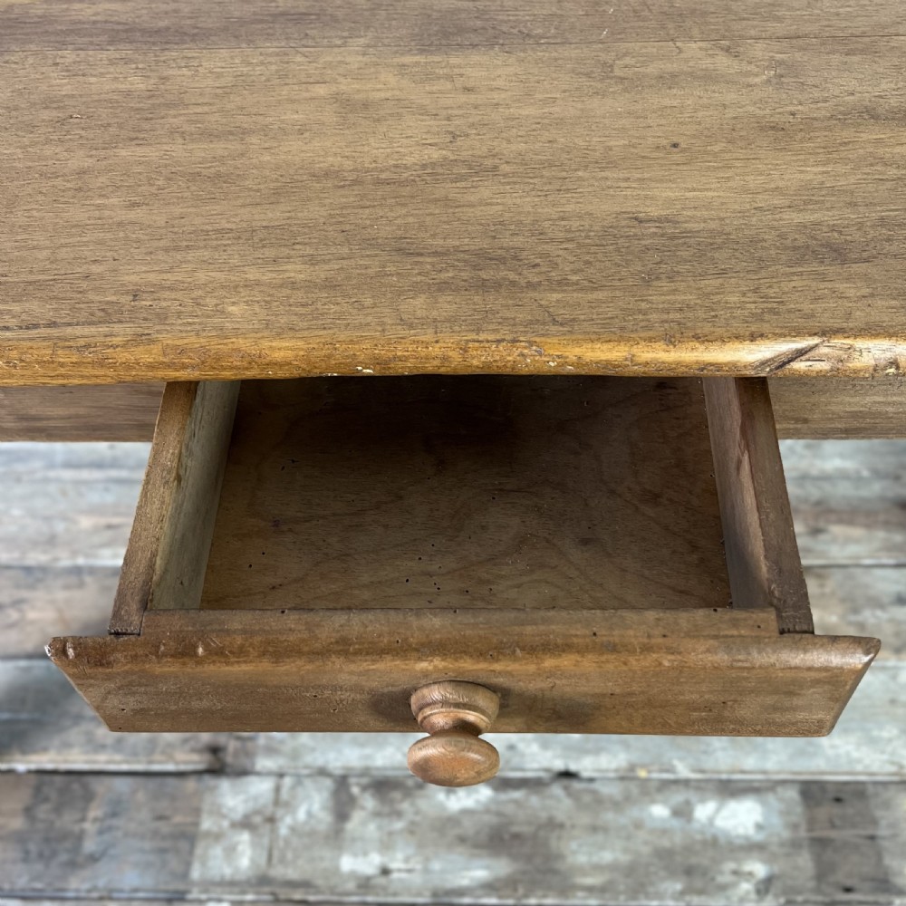 Victorian Poplar and Pine Kitchen Table View VI