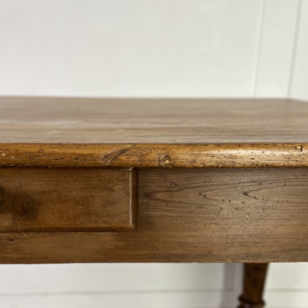Victorian Poplar and Pine Kitchen Table View VII