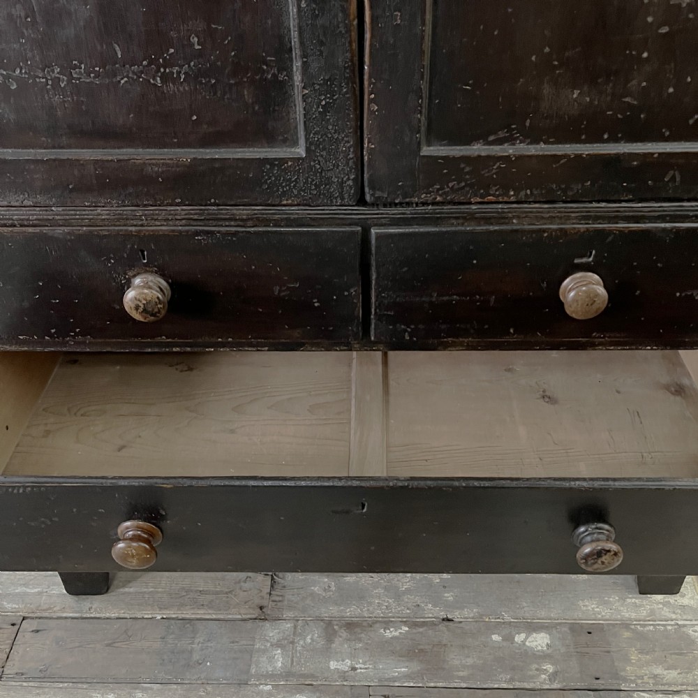 Georgian Painted Pine Housekeepers Cupboard View VII
