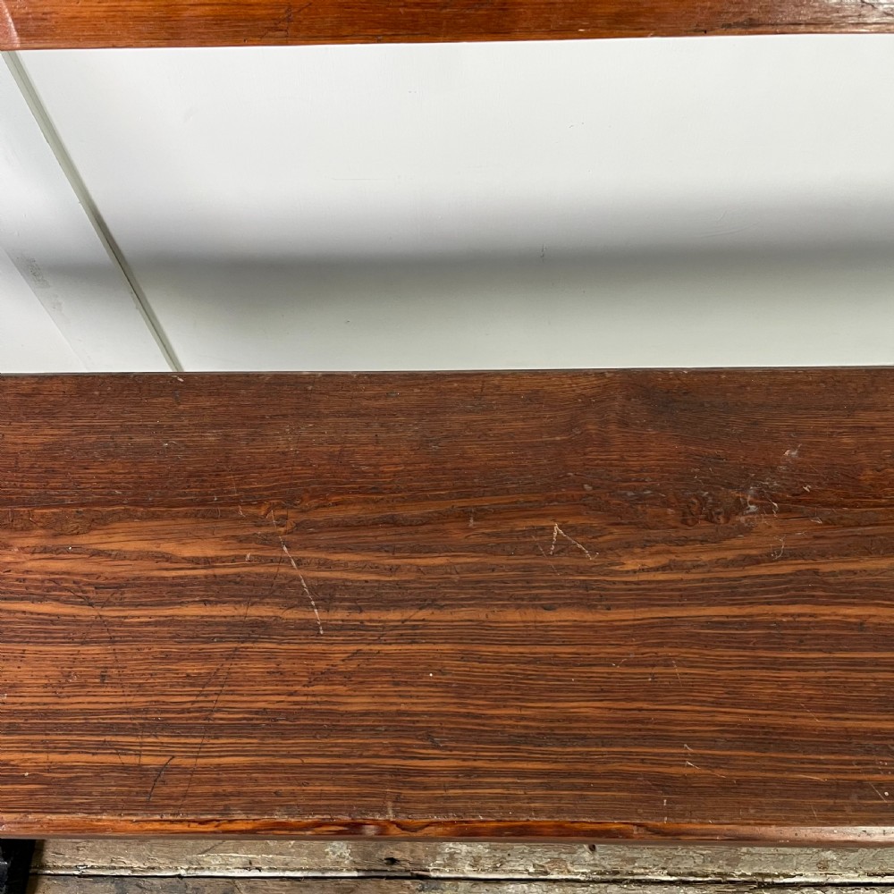 Late Victorian Pine Two Way Chapel Bench View IX