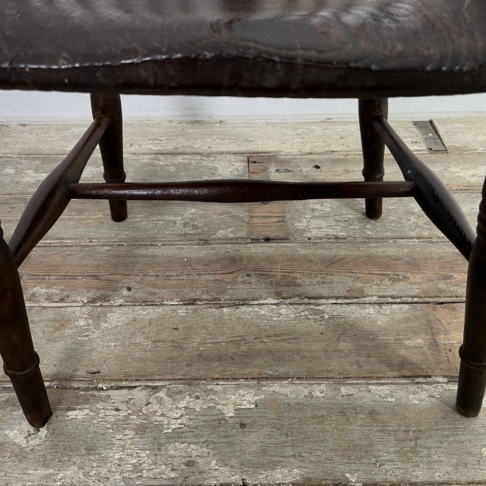 Late 18th C. Elm Stick Back Windsor View XII