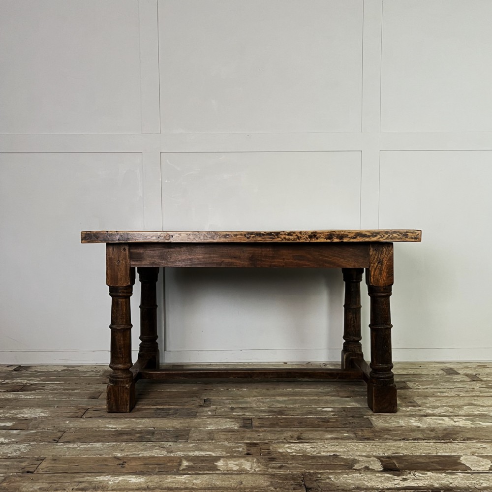 Early 20th C. Oak Dining Table