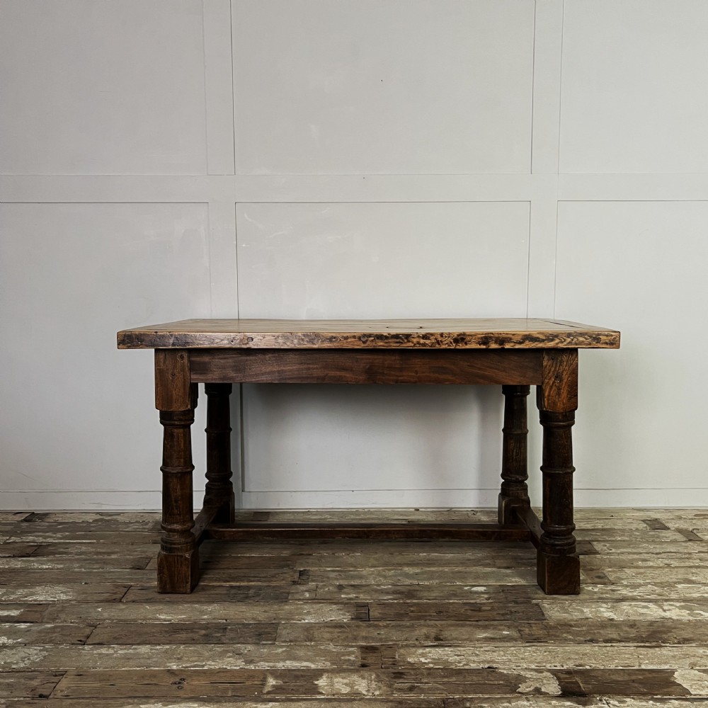 Early 20th C. Oak Dining Table View II
