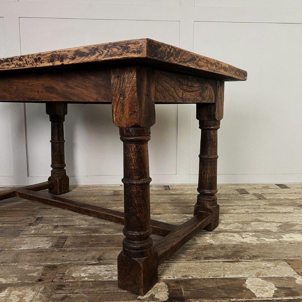 Early 20th C. Oak Dining Table View XI