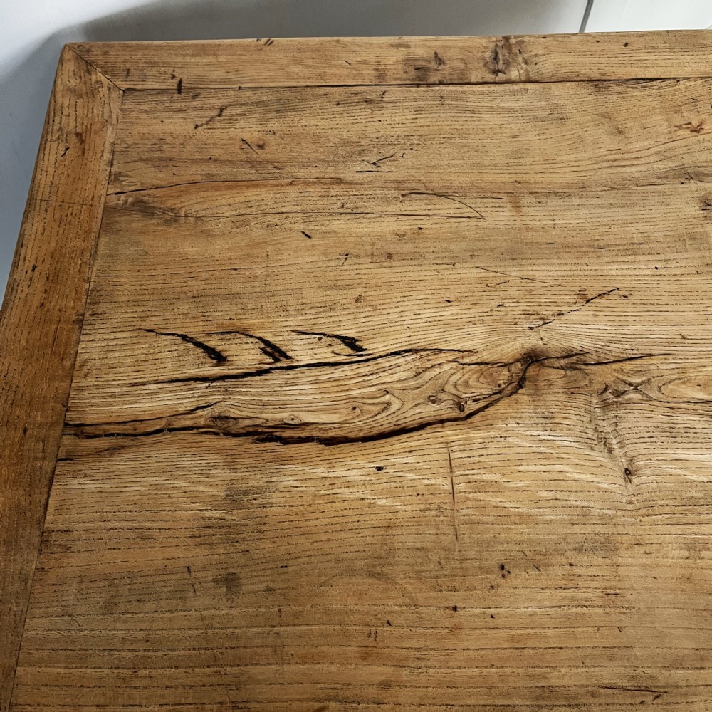 Early 20th C. Oak Dining Table View XII