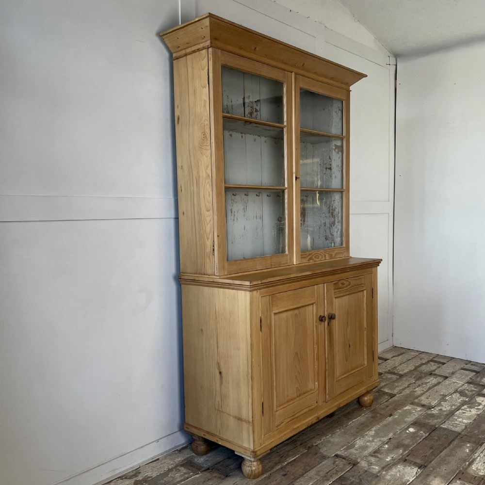 Victorian Pine Glazed Cupboard View VIII