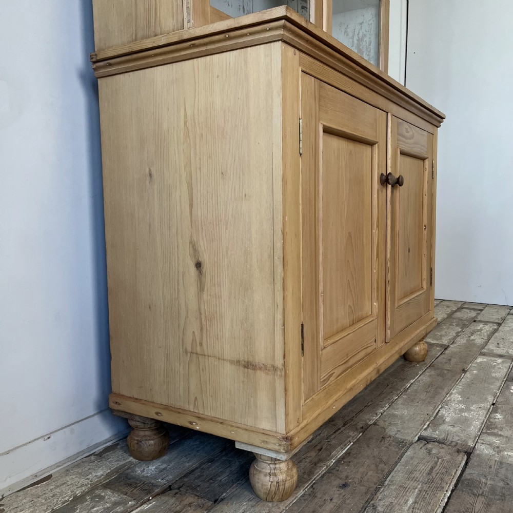 Victorian Pine Glazed Cupboard View IX