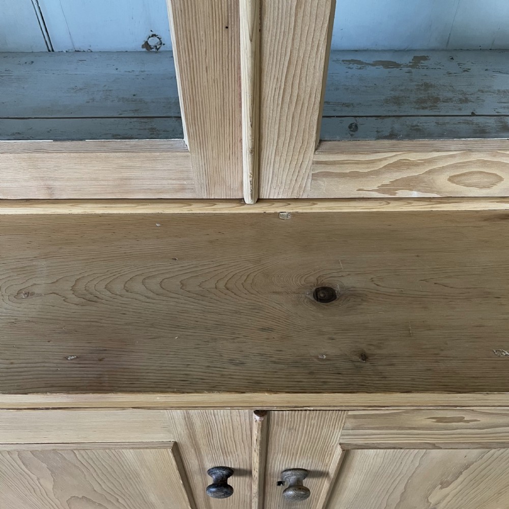 Victorian Pine Glazed Cupboard View XI