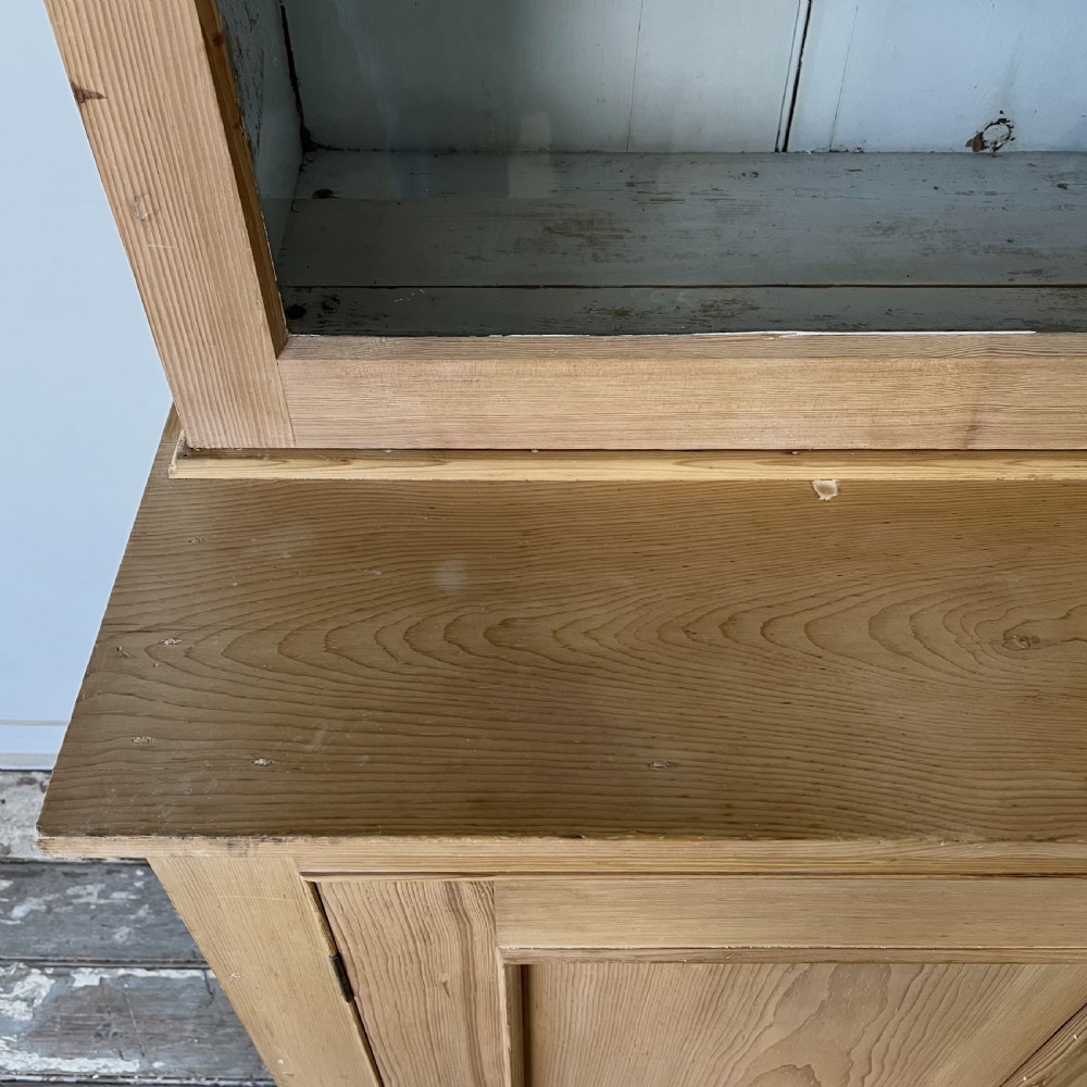 Victorian Pine Glazed Cupboard View XII