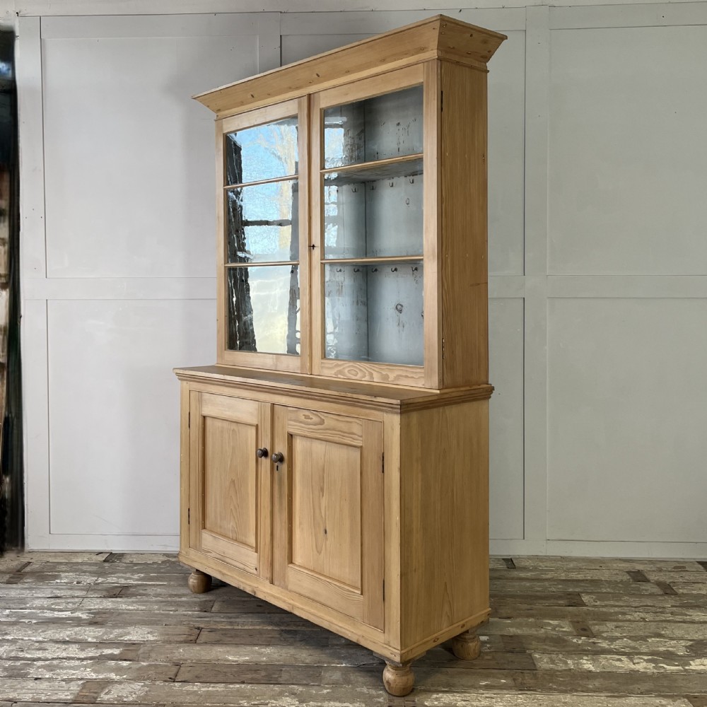 Victorian Pine Glazed Cupboard View XIV
