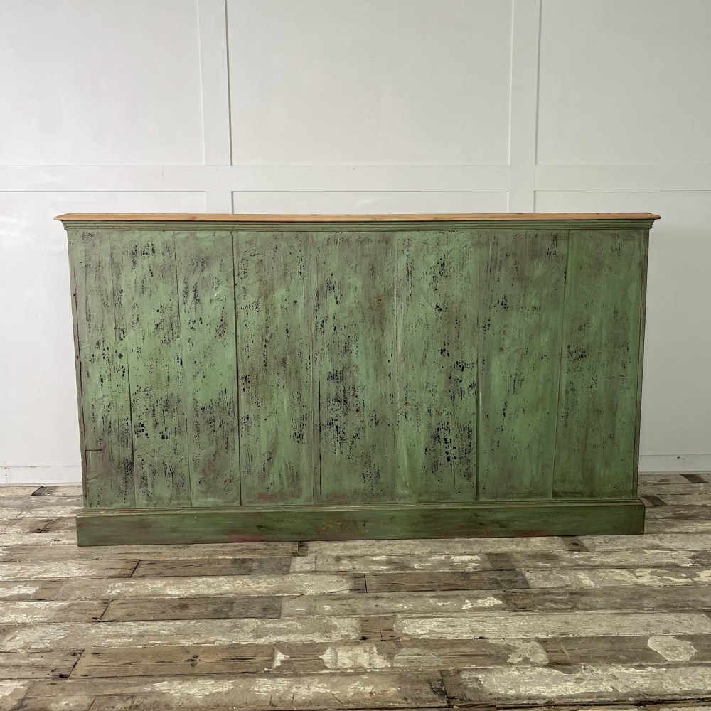 19th C. Painted Pine Kitchen Base View XI