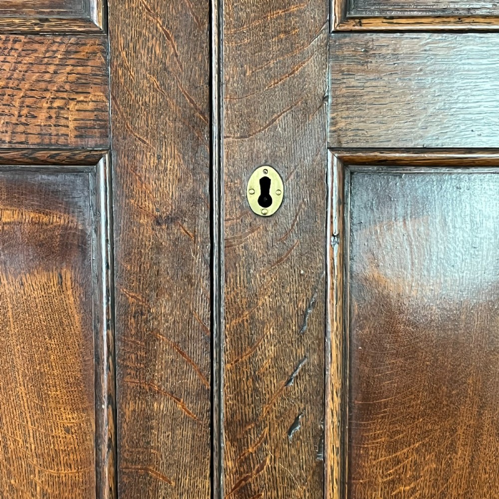 Georgian Oak Cupboard on Chest View VI