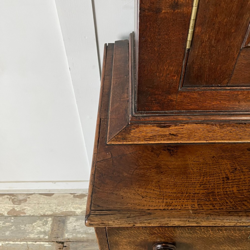 Georgian Oak Cupboard on Chest View VIII