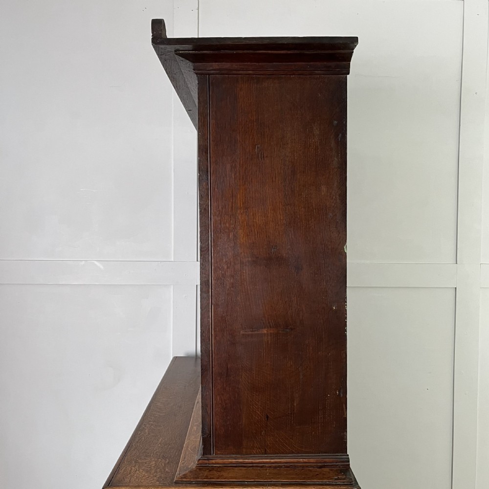 Georgian Oak Cupboard on Chest View XIV