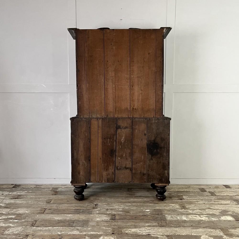 Georgian Oak Cupboard on Chest View XV