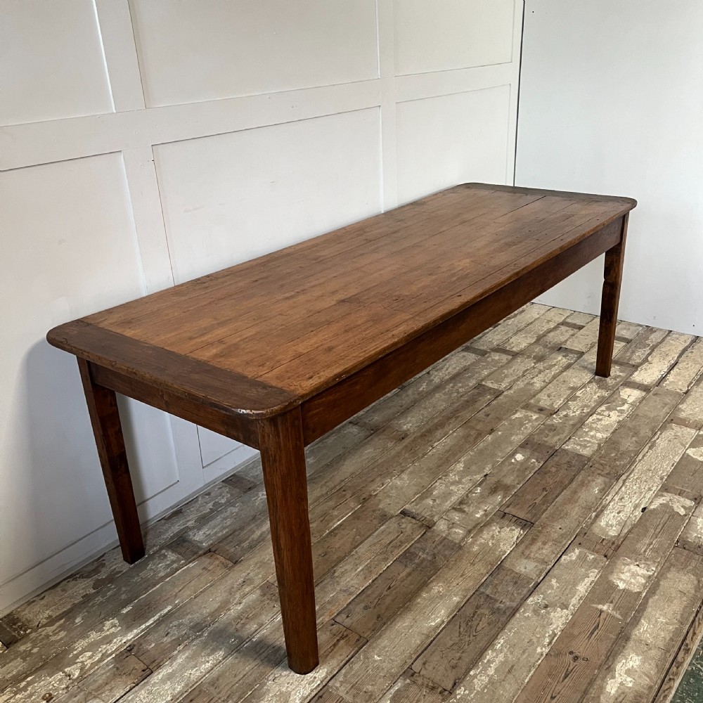 Antique 19th C. French Farmhouse Kitchen Table View III