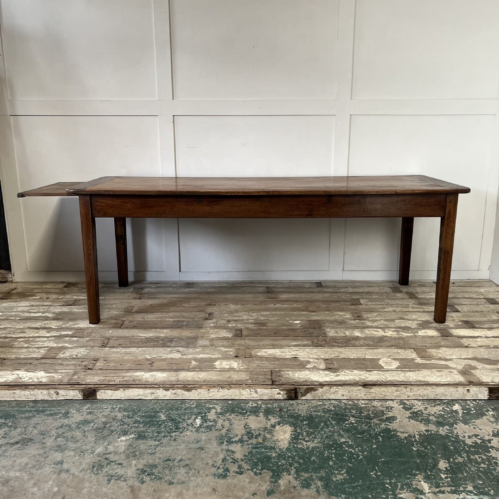 Antique 19th C. French Farmhouse Kitchen Table View IV