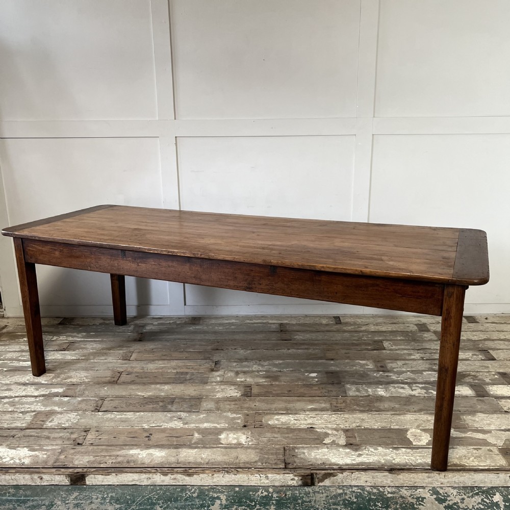 Antique 19th C. French Farmhouse Kitchen Table View IX