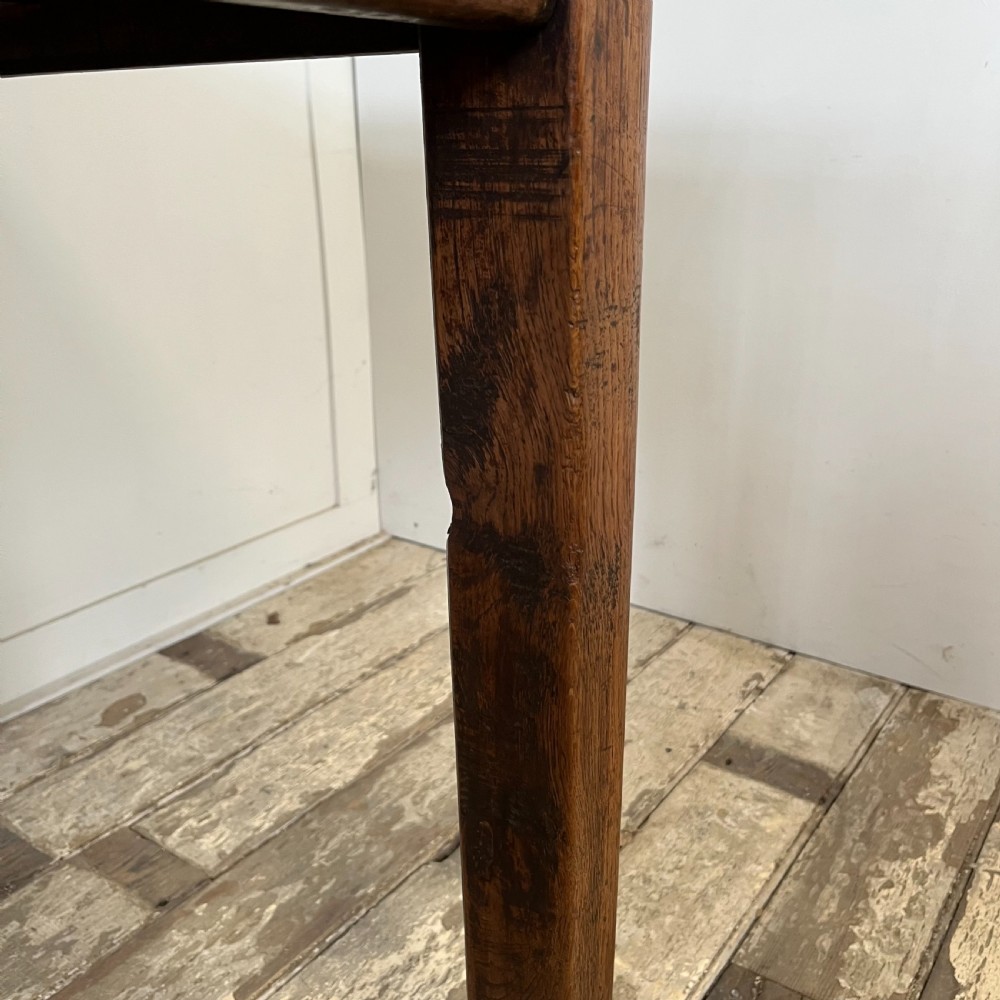 Antique 19th C. French Farmhouse Kitchen Table View XI