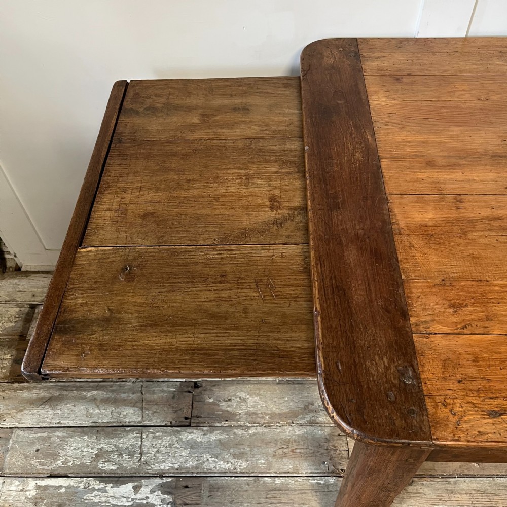 Antique 19th C. French Farmhouse Kitchen Table View XII