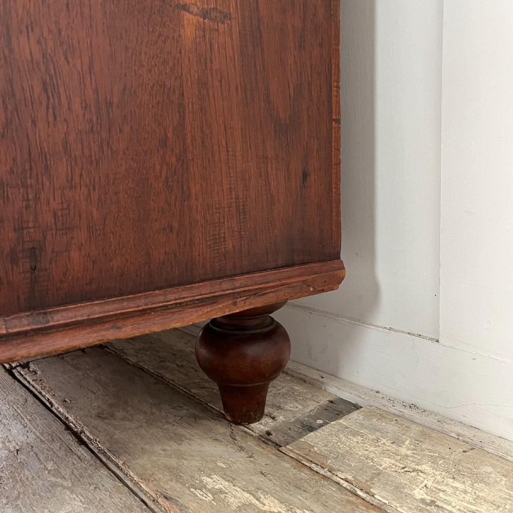 19th C. Mahogany Campaign Chest of Drawers View XVI