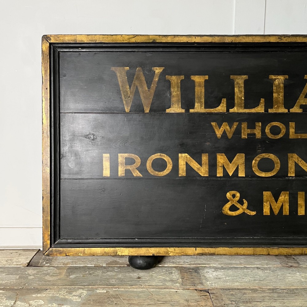 Large Early 20th C. Shop Advertising Sign View III