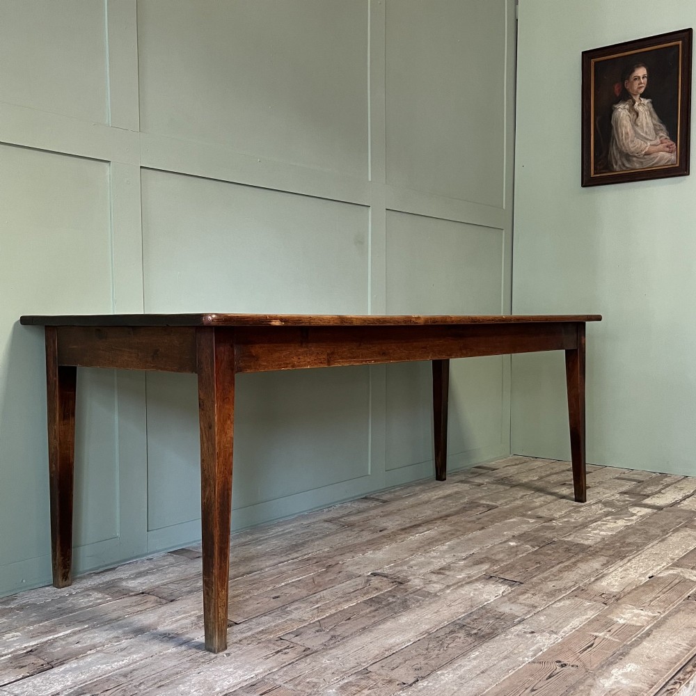19th C. French Cherrywood Farmhouse Table