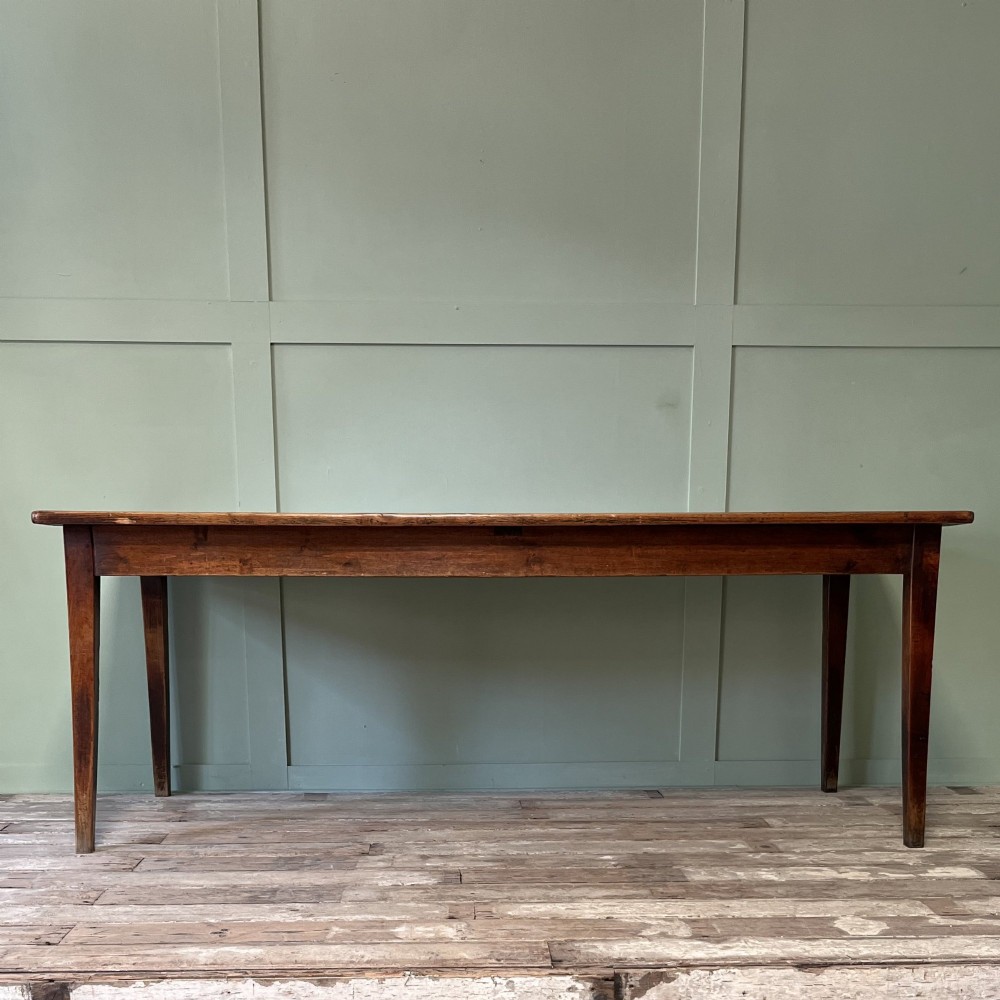 19th C. French Cherrywood Farmhouse Table View II
