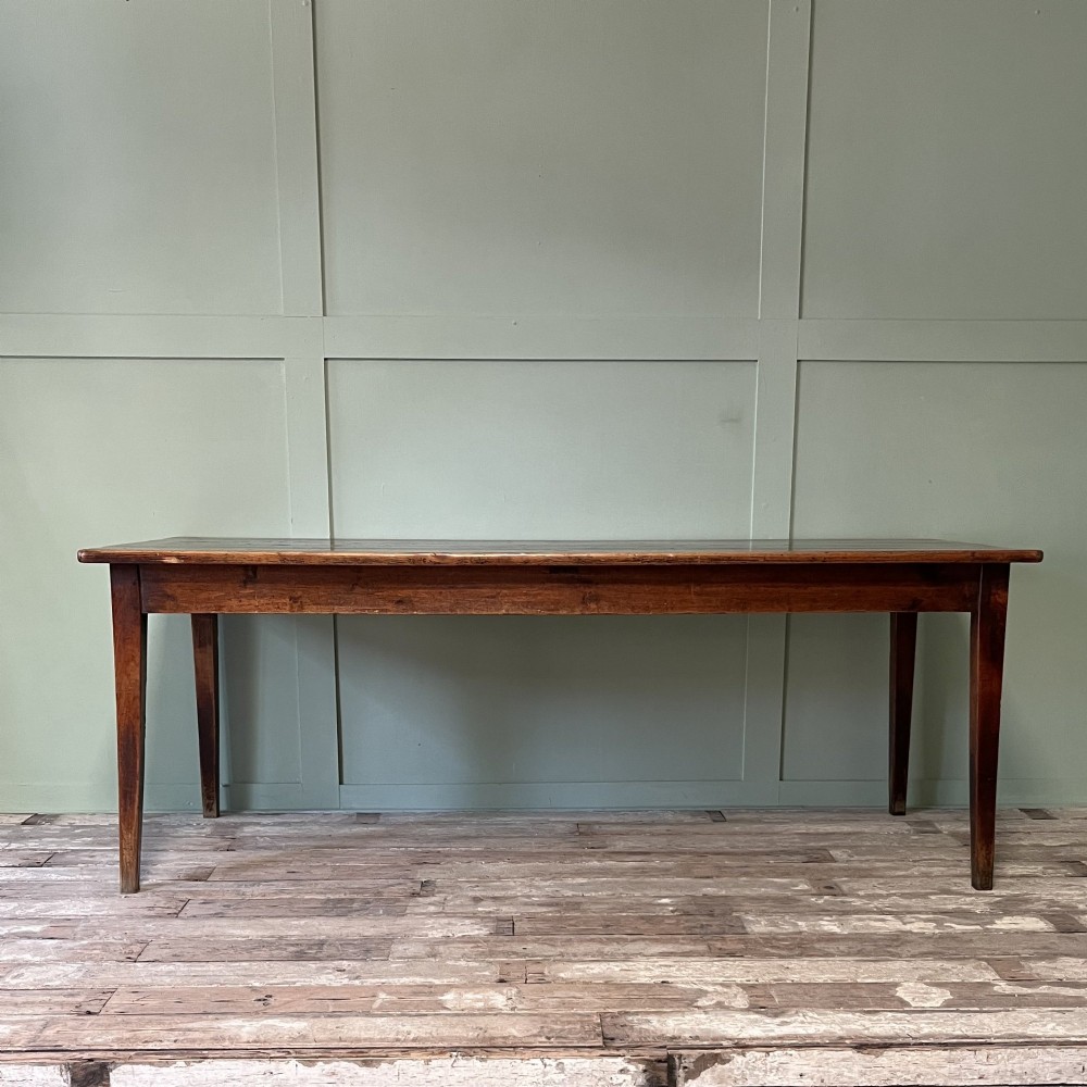 19th C. French Cherrywood Farmhouse Table View III