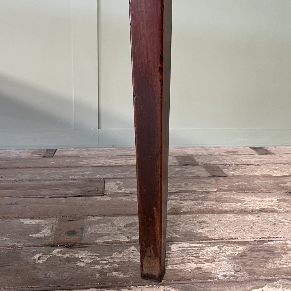 19th C. French Cherrywood Farmhouse Table View XII