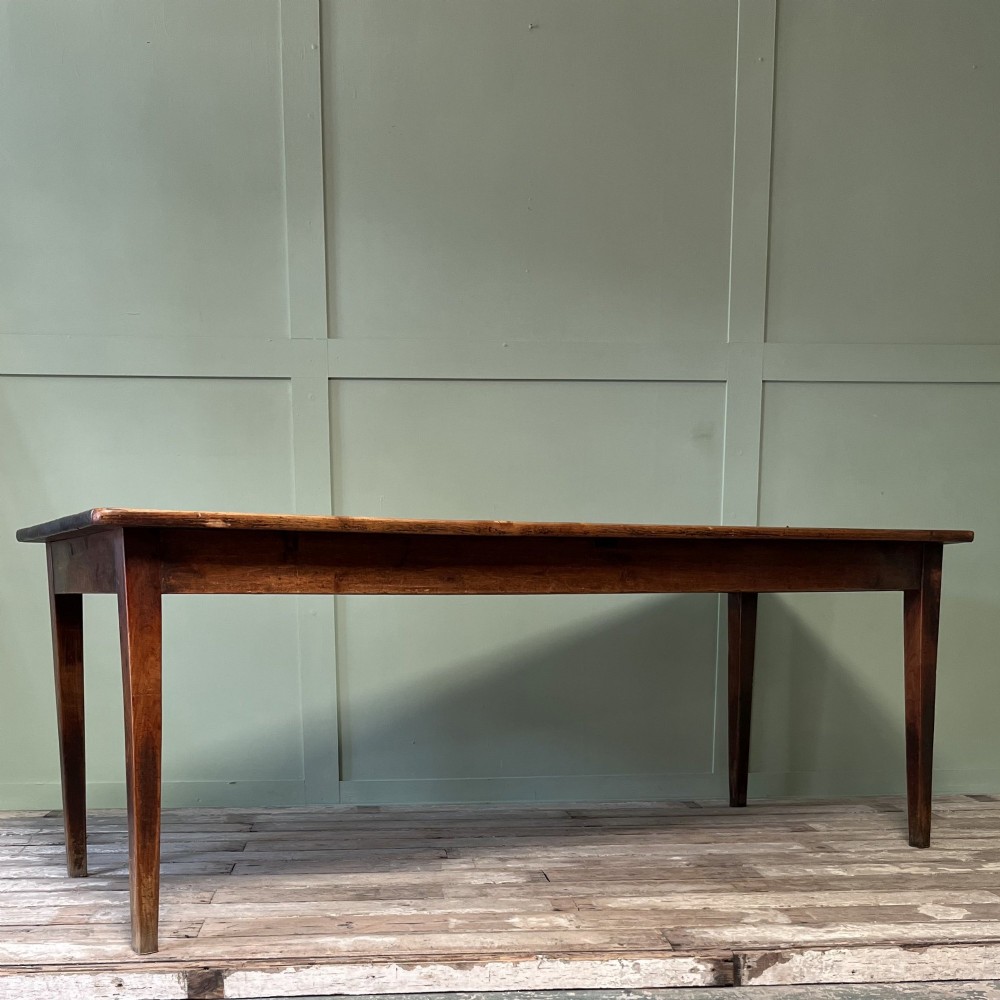 19th C. French Cherrywood Farmhouse Table View XIII