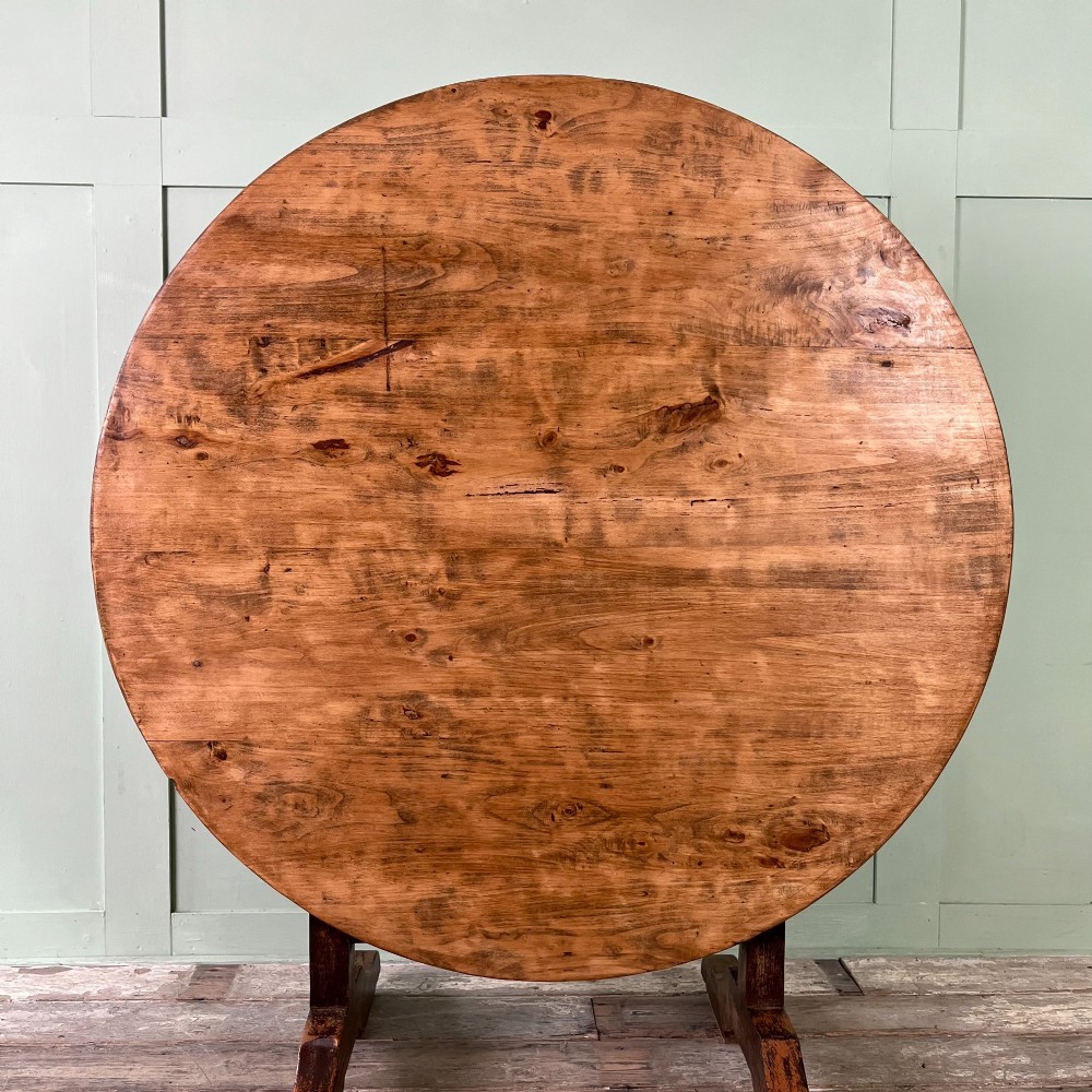 19th C. French Wine Tasting Vendange Table View III
