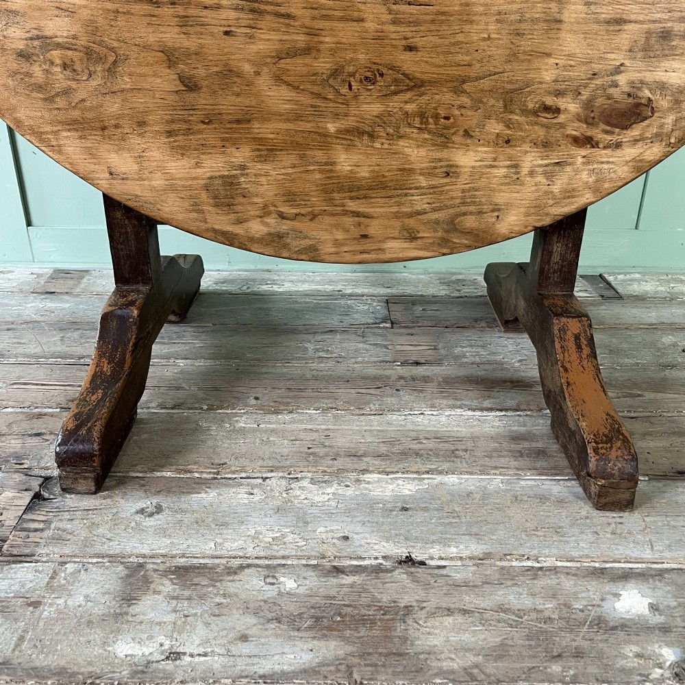 19th C. French Wine Tasting Vendange Table View IV