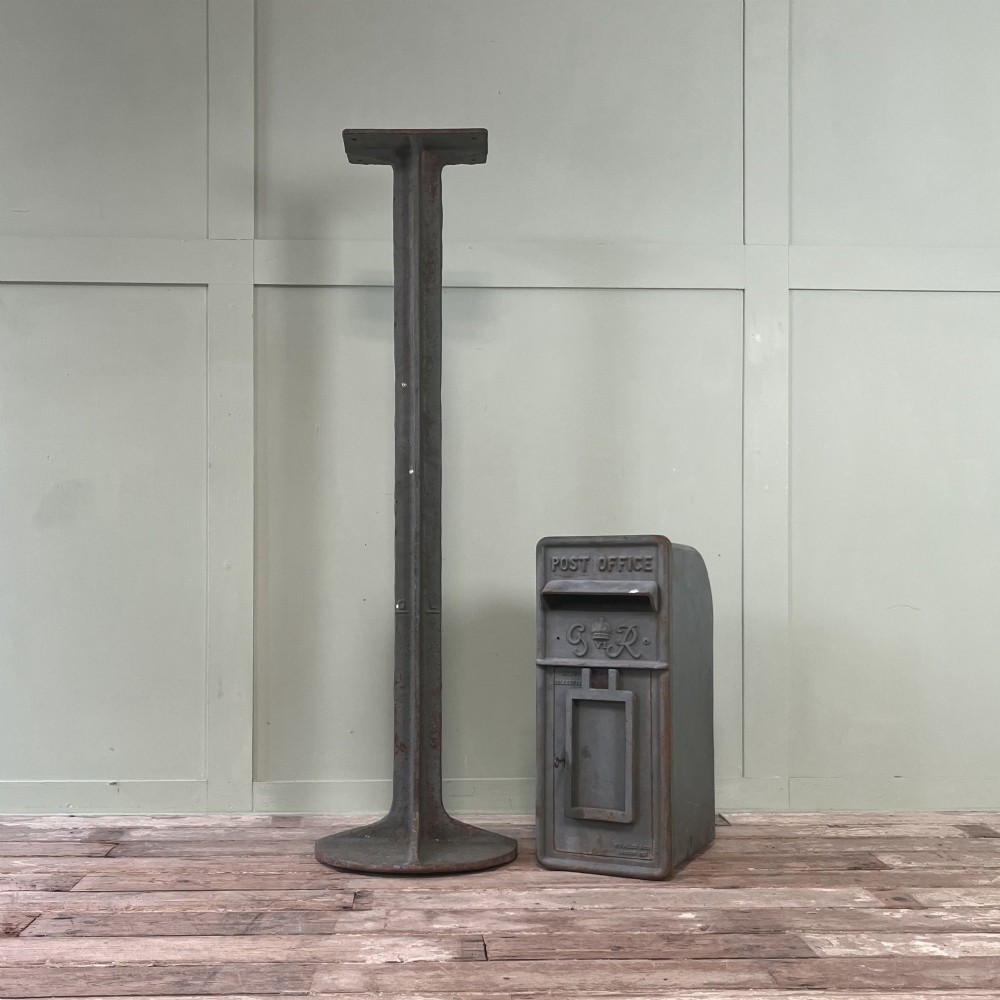 Original George VI Post Box and Stand