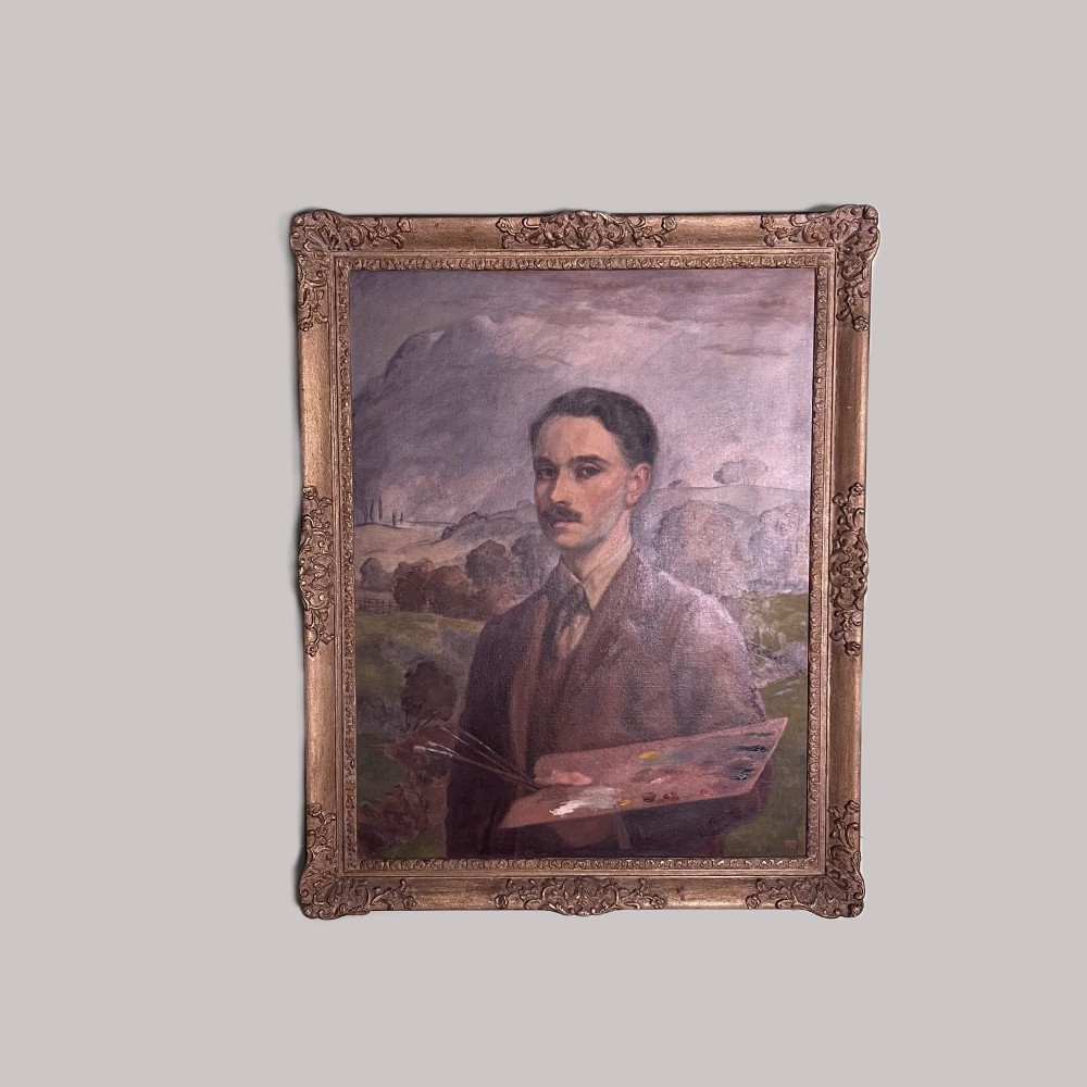 A Pair of Large Portraits Signed and Dated Thomas Welles Beecham View II