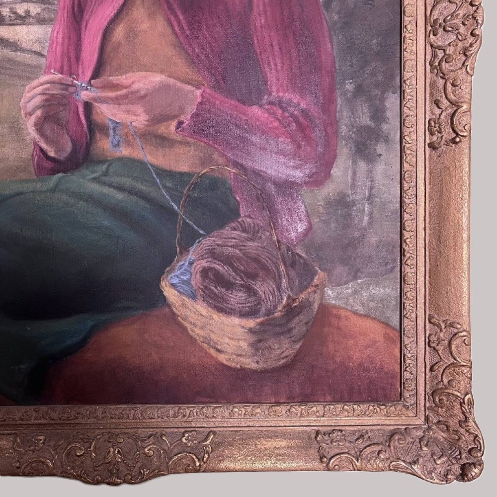 A Pair of Large Portraits Signed and Dated Thomas Welles Beecham View VI