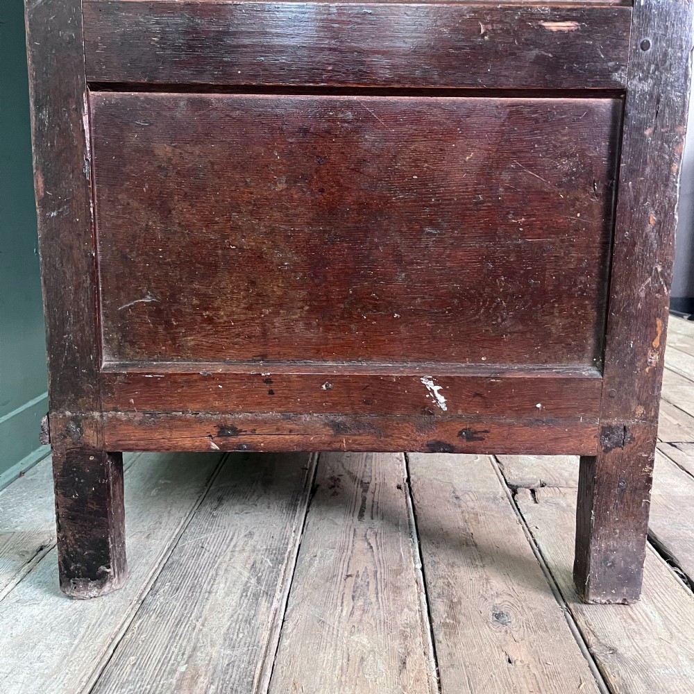 Antique Welsh Oak Cwpwrdd Deuddarn, Kitchen Cupboard C.1800 View XIV