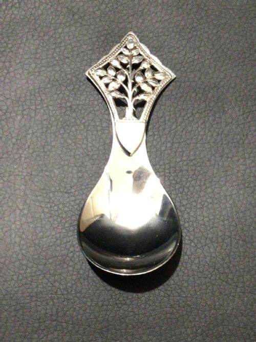 H.G.Murphy silver Tree of Life caddy spoon