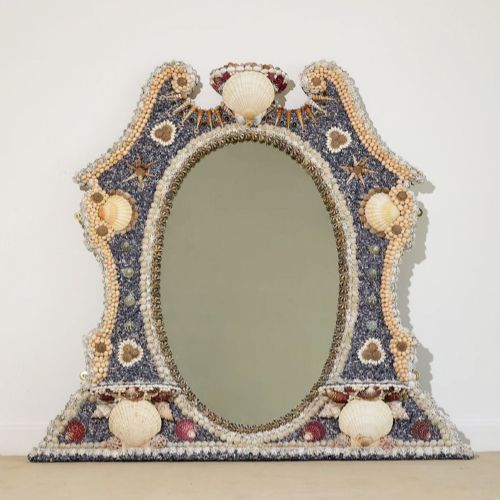Grand Georgian Mirror with Later Shellwork