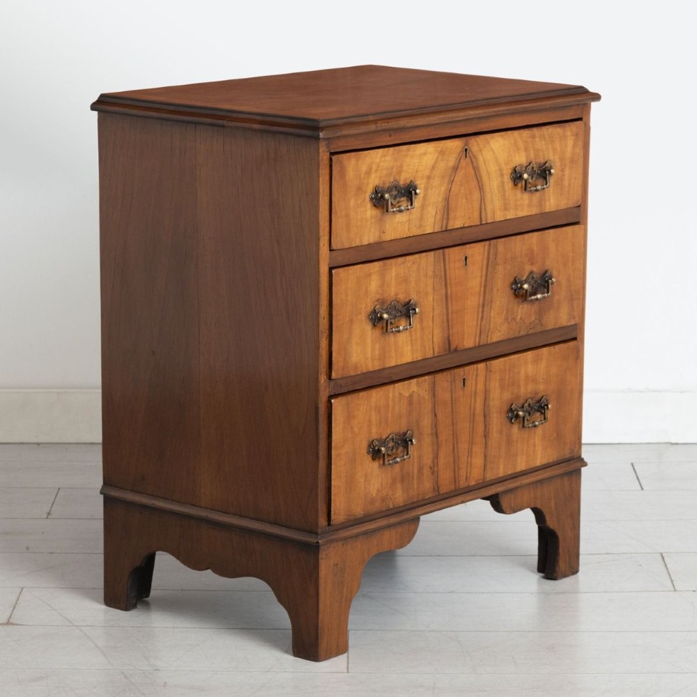 Small Antique Chest of Drawers in Walnut c.1910