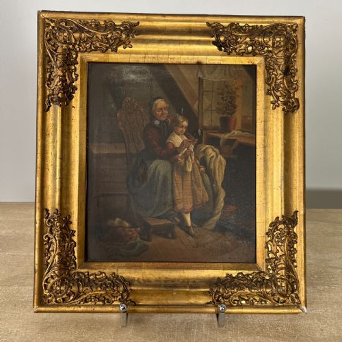 PAIR OF EARLY 19TH OIL ON TIN PAINTINGS - ADDITIONAL PHOTO 12