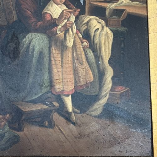 PAIR OF EARLY 19TH OIL ON TIN PAINTINGS - ADDITIONAL PHOTO 14