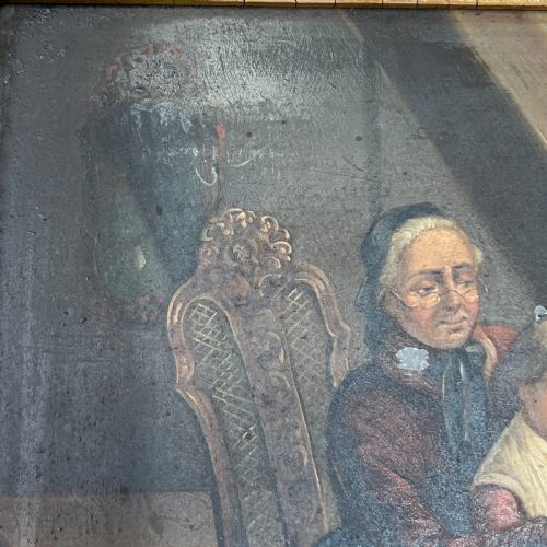 PAIR OF EARLY 19TH OIL ON TIN PAINTINGS - ADDITIONAL PHOTO 17