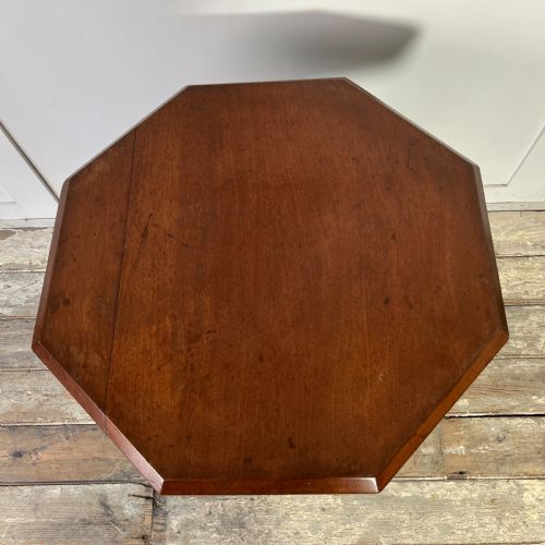VICTORIAN MAHOGANY BOBBIN LEG TABLE - ADDITIONAL PHOTO 7
