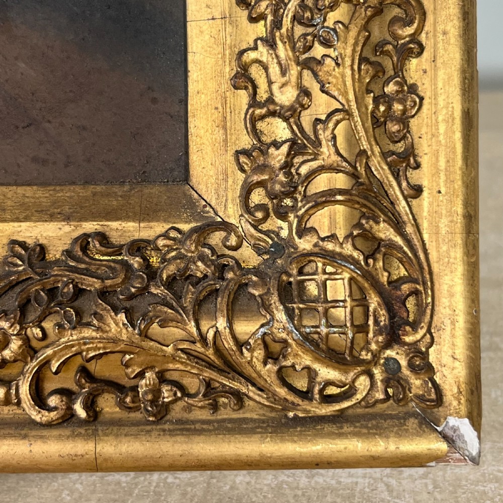 Pair of Early 19th Oil on Tin Paintings View XXII